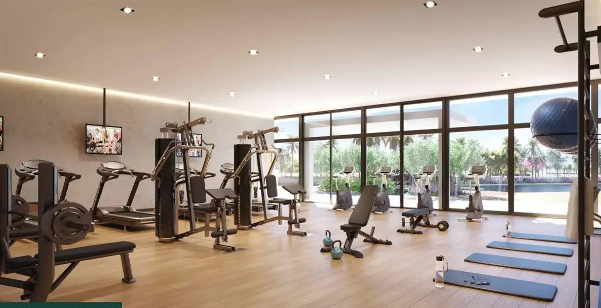 Academia interna do clube do Oasis Laguna